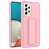 Galaxy A53 5G Uyumlu Zore Qstand Kapak-Pembe