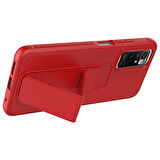 Xiaomi Redmi Note 11 Pro 5G Kılıf Zore Qstand Kapak-Lila