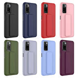 Xiaomi Redmi Note 11 Pro 5G Kılıf Zore Qstand Kapak-Lila