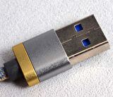 Siyah-Gold Poro Micro Usb Kablo 1M-Zore