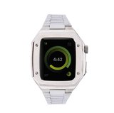 Watch 44mm Uyumlu KRD-64 Metal Zore Kordon-Gümüş