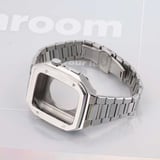 Watch 7 45mm Uyumlu KRD-64 Metal Zore Kordon-Gümüş