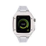 Watch 7 45mm Uyumlu KRD-64 Metal Zore Kordon-Gümüş