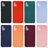 Galaxy A51 Uyumlu Zore Mara Lansman Kapak-Kırmızı