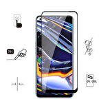 Oppo Reno 7 4G Uyumlu Zore Kenarları Kırılmaya Dayanıklı Cam Ekran Koruyucu