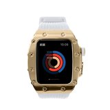 ​​​Watch 7 45mm Uyumlu KRD-65 Zore Kordon-Beyaz-Siyah