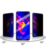 Oppo A36 Uyumlu Davin 5D Privacy Cam Zore Ekran Koruyucu