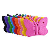 Galaxy Tab A8 10.5 SM-X200 (2021)  Uyumlu ​ARTH Butterfly Standlı Tablet Kılıf-Mor