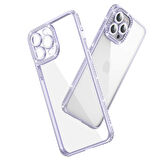 iPhone 12 Pro Max Uyumlu Kamera Korumalı Taşlı Zore Mina Kılıf-Mavi