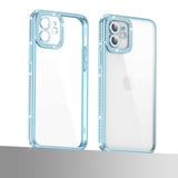 iPhone 11 Uyumlu Kamera Korumalı Taşlı Zore Mina Kapak-Mavi