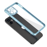 iPhone 11 Uyumlu Kamera Korumalı Taşlı Zore Mina Kılıf-Mavi