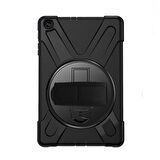 iPad Pro 10.5 (7.Nesil) - Uyumlu Uyumlu ​HLP Defender Tablet Silikon-Siyah