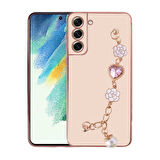 Samsung Galaxy S21 FE Kılıf El Tutamaçlı Kamera Korumalı Taka Silikon Kapak