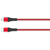 Kırmızı ZR-LC961 PD To Lightning Kablo-Zore