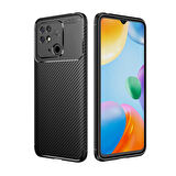 Xiaomi Poco C40 Kılıf Zore Negro Silikon Kapak-Siyah
