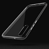 Huawei P20 Kılıf Zore Süper Silikon Kapak-Renksiz
