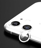 iPhone 12 Uyumlu Zore CL-01 Kamera Koruyucu-Beyaz