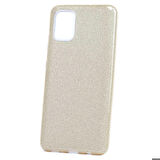 Galaxy A71 Uyumlu Zore Shining Silikon-Gold