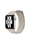 Apple Watch 42mm Uyumlu Krd-09 Deri Lop Kordon Gold