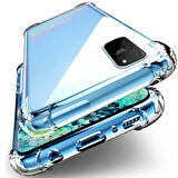 Galaxy A91 (S10 Lite) Uyumlu Zore Nitro Anti Shock Silikon-Renksiz