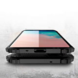 Galaxy S20 Uyumlu Zore Crash Silikon Kapak-Mavi