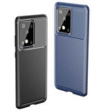 Galaxy S20 Ultra Uyumlu Zore Negro Silikon Kapak-Kahverengi