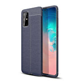 Galaxy S20 Plus Uyumlu Zore Niss Silikon Kapak-Lacivert