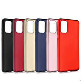 Galaxy S20 Plus Uyumlu Zore Premier Silikon Kapak-Rose Gold