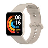Xiaomi Redmi Watch 2 Lite Uyumlu Klasik Zore Kordon-Krem