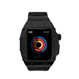 ​​​Watch 44mm Uyumlu KRD-65 Zore Kordon-Beyaz-Siyah