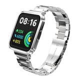 Xiaomi Redmi Watch 2 Lite Uyumlu KRD-60 Metal Zore Kordon-Gümüş