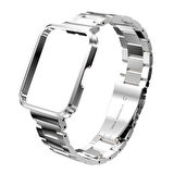 Xiaomi Redmi Watch 2 Lite Uyumlu KRD-60 Metal Zore Kordon-Siyah