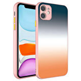 iPhone 11 Uyumlu Kamera Korumalı Renkli Temperli Zore X-Cam Kapak-NO12