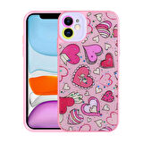 iPhone 11 Uyumlu Kamera Korumalı Sert Desenli Zore Pami Kılıf-NO1