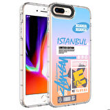 iPhone 7 Plus Uyumlu Kamera Korumalı Renkli Desenli Sert Silikon Zore Korn Kapak-NO1