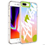 iPhone 7 Plus Uyumlu Kamera Korumalı Renkli Desenli Sert Silikon Zore Korn Kapak-NO2