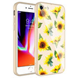 iPhone 8 Uyumlu Kamera Korumalı Desenli Sert Silikon Zore Epoksi Kapak-NO2