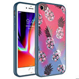 iPhone SE 2020 Uyumlu Kamera Korumalı Desenli Sert Silikon Zore Epoksi Kapak-NO3