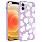 iPhone 11 Uyumlu Kamera Korumalı Desenli Sert Silikon Zore Epoksi Kılıf-NO6