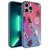 iPhone 11 Pro Max Uyumlu Kamera Korumalı Desenli Sert Silikon Zore Epoksi Kapak-NO3
