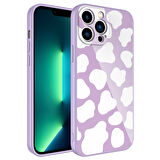 iPhone 12 Pro Uyumlu Kamera Korumalı Desenli Sert Silikon Zore Epoksi Kılıf-NO6