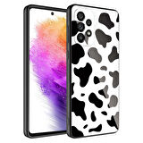 Galaxy A23 Uyumlu Kamera Korumalı Desenli Sert Silikon Zore Epoksi Kapak-NO7