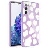 Galaxy S20 FE Uyumlu Kamera Korumalı Desenli Sert Silikon Zore Epoksi Kılıf-NO6