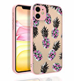 iPhone 11 Uyumlu Desenli Kamera Korumalı Parlak Zore Nora Kılıf-NO1