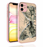 iPhone 11 Uyumlu Desenli Kamera Korumalı Parlak Zore Nora Kapak-NO4