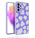 Galaxy A73 Uyumlu Desenli Kamera Korumalı Parlak Zore Nora Kapak-NO6
