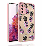 Galaxy S20 FE Uyumlu Desenli Kamera Korumalı Parlak Zore Nora Kılıf-NO1