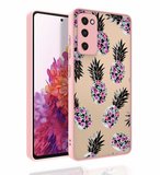 Galaxy S20 FE Uyumlu Desenli Kamera Korumalı Parlak Zore Nora Kılıf-NO1