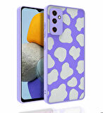 Galaxy M23 Uyumlu Desenli Kamera Korumalı Parlak Zore Nora Kapak-NO6