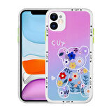 iPhone 11 Uyumlu Kamera Korumalı Desenli Sert Zore Hess Kılıf-NO10